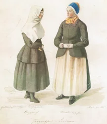 Trauerkleidung Winterkleidung in Jørgenfjord in Søndmoer